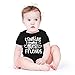 AW Fashions Cousins Make The Best Friends Baby Bodysuit Funny Adorable Infant Romper Newborn Unisex Outfit (6 Months, Black)