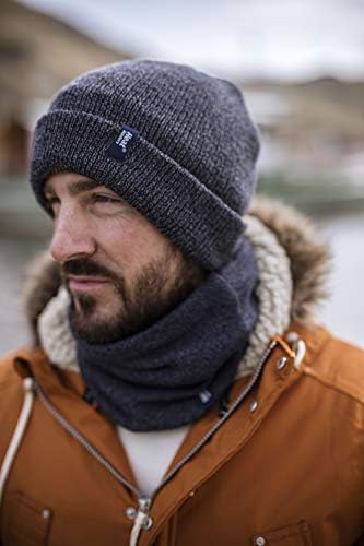 HEAT HOLDERS - Mens 3.6 tog Fleece Lined Thermal Turn Over Cuff Winter Beanie Hat 3 Colours