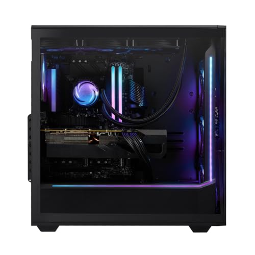 Image of iBUYPOWER Slate Gaming PC Desktop Computer AMD Ryzen 7 9800X3D CPU, AMD Radeon RX 9070XT 16GB GPU, 32GB DDR5 RGB 5200MHz RAM, 2TB NVMe SSD, Windows 11 Home, Gamer Keyboard and Mouse - SBA7R97XT02