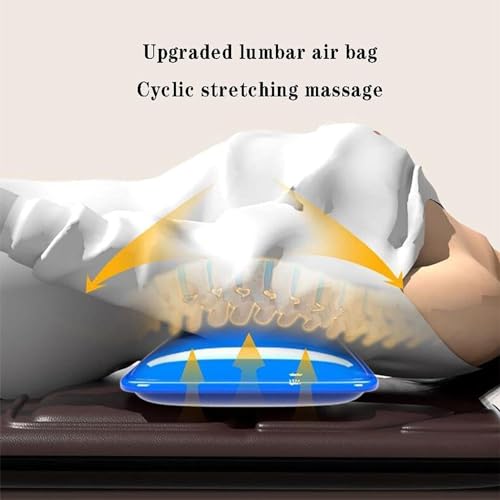 Tapis de massage avec 20 têtes de massage - Coussin chauffant pour tout le corps - Coussin chauffant pour soulager le cou et le dos - Pour homme et femme
