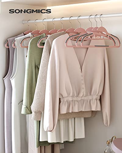 SONGMICS Kleiderbügel Kunststoff, 50er Set, mit U-förmiger Öffnung – Ansicht 2