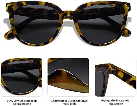 SOJOS Round Polarized Sunglasses for Women Fashion Trendy Style UV Protection Lens Sunnies Sunglasses SJ2175 4 SOJOS Round Polarized Sunglasses for Women Fashion Trendy Style UV Protection Lens Sunnies Sunglasses SJ2175