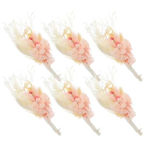 Mini ramo natural de flores secas decorativas miniatura 1