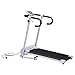 HOMCOM Cinta de Correr y Andar Plegable y Eléctrica de 500W para Fitness 1-10Km/h con Pantalla LCD y Carga Máx. 110kg Blanco y Negro