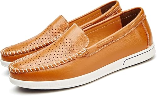 Men's Flat Penny Loafers Soft Walking Shoes3