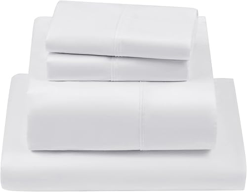 Miniatura 1 de LBRO2M Juego de sábanas de 1000 hilos 100 algodón tamaño King juego de sábanas de 4 piezas bolsillo profundo de 16 pulgadas ropa de cama súper suave