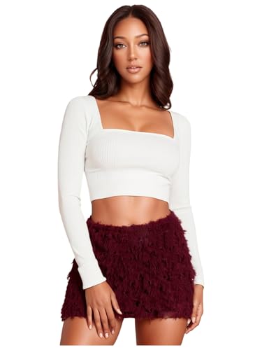 Women's Sequin Sparkly Mini Skirt Low Rise Bodycon Glitter Party Club Skirts