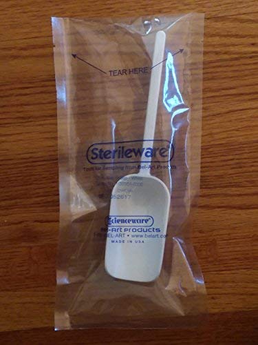 Bel-Art Products H36904-0000, Sterileware Scoop, White, 125ml (4oz), Case of 100, 100 per Case