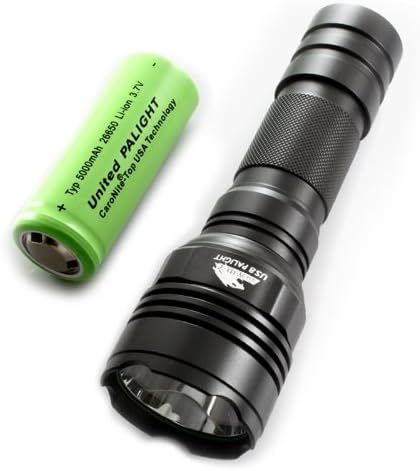 Palight E2 Us8 Waterproof LED Flashlight Torch Rechargeable Six Modes