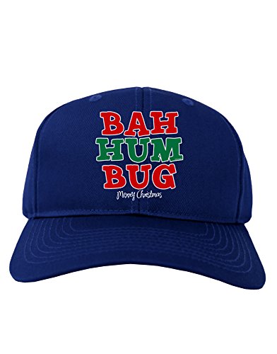 TOOLOUD Bah Humbug Merry Christmas Adult Dark Baseball Cap Hat - Royal Blue