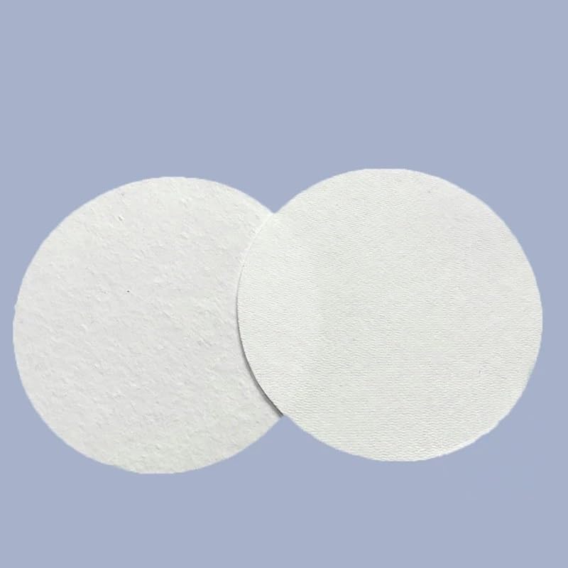 25 Pieces Laboratory Glass Fiber Membrane Filters 13mm to 200mm, Type 49 Microporous Dust Removal Filters(40mm)