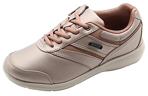 (ダンロップ リファインド) DUNLOP REFINED OF009 レディース スニーカー (パールオーク, measurement_25_point_0_centimeters)