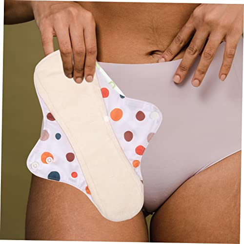 Orfofe 4Pcs Woman Menstrual Pad Female Menstrual Pads Portable Menstrual Pads Pad Napkin Fiber Bamboo Charcoal Absorb Water Girl Reusable Pads Reusable Pads #TOP6