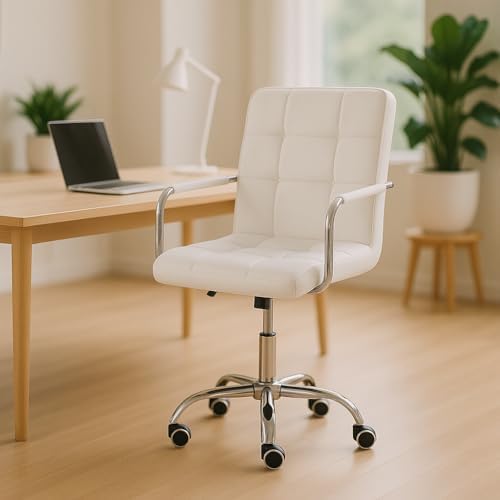 Cadeira De Escritório Simples Estofada Diretor Baixa Home Office ...