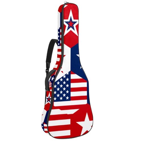 JRHEJTHH Housse pour guitare acoustique imperméable et pliable avec bandoulière réglable pour guitare acoustique de 101,6 cm, 104,7 cm, rembourrage épais motif drapeau américain, Multicolore 5., - Les Beatles, Paul McCartney, John Lennon, RIngo Starr, George Harrison JRHEJTHH Housse pour guitare acoustique imperméable et pliable avec bandoulière réglable pour guitare acoustique de 101,6 cm, 104,7 cm, rembourrage épais motif drapeau américain, Multicolore 5.,