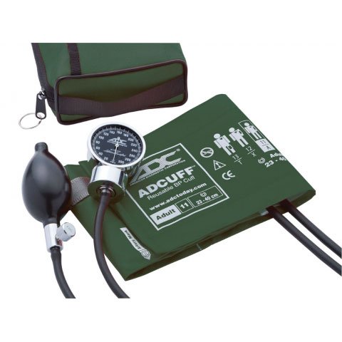 ADC 778-11ADG Pocket Aneroid Kit, Pocket Aneroid Kit, Hunter Green, Adult