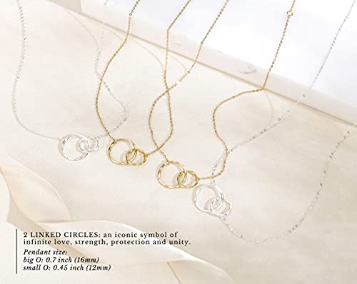 Hope Love Shine Loss Of Father Gift Necklace, Sympathy Gift Loss Of Father, Broken Chain Poem 14K Gold Filled Or Sterling Silver (Silver) #TOP6