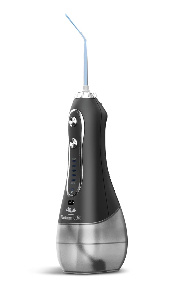 Irrigador Oral e Dental Portátil Sem Fio Jet Clean Irrigador Bucal Limpeza Profunda - Bivolt - Relaxmedic
