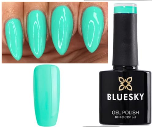 Bluesky Nail Gel Polish Green Tiffany Spring Summer Color Green UV LED Soak Off 10ml UV LED Soak Off (Requires Drying under LED/UV Lamp)