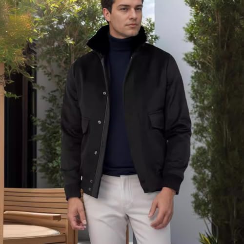 British Style Cardigan for Men in Autumn3