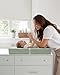 Blissful Diary Vegan Leather Baby Changing Pad and Muslin Baby Changing Pad with Waterproof Lining Foam