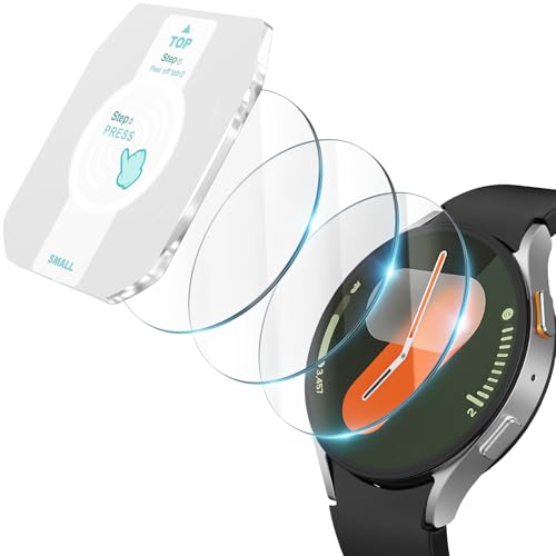 Misxi [3-Pack Tempered Glass Screen Protector with Auto Alignment Tool Kit Compatible with Samsung Galaxy Watch 6 Classic 47mm Ultra-Thin Shockproof Protection for Galaxy Watch6 Classic Clear