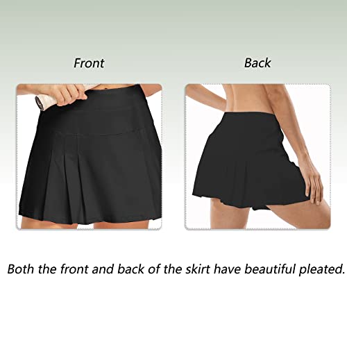 Tennis Skirt Athletic Pleated Mini Skirt Performance Golf Tennis Skorts Skirts For Women With Pockets #TOP2