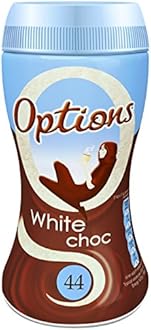 Options White Hot Chocolate Jar 220G Case Of 6