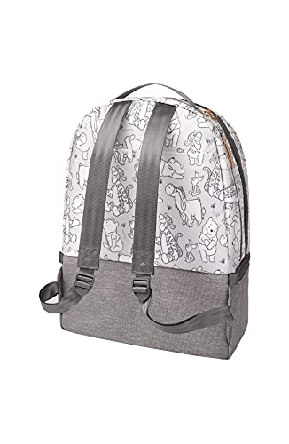 Petunia Pickle Bottom Axis Backpack | Baby Bag | Diaper Bag Backpack | Baby Bottle Bag For Parents | Stylish Baby Bag Organizer| Sophisticated & Spacious Backpack For On The Go | Disney's Playful Pooh #TOP3