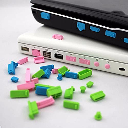 16 peças universal anti-poeira para computador / plugue, capa geral de silicone macio à prova de poe