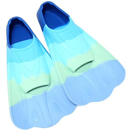 Azuunye Youth Swim Fins For Lap Swimming, Silicone Swim Training Flippers For Kids Teens Adults Small #TOP7