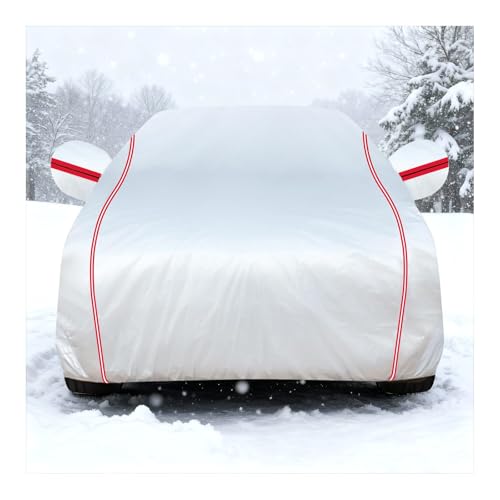 Pulizia rapida :Telo copriauto invernale Per VW Golf III Cabrio (1993-1998), Rimuove facilmente lo sporco. Pulisci il coperchio con un panno umido e lo sporco verrà rimosso in pochissimo tempo. Questa copertura per auto impermeabile mantiene pulita la tua copertura per auto