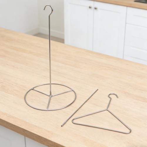 Juego de Accesorios para Freidora de Acero Inoxidable para Freír, Asar y Grillar, Incluye Pica, Espetones y Ganchos de Elevación para Manejo Seguro de Alimentos miniatura 6