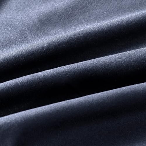 Image of 2 Pack Microfiber Queen Zipper Pillowcases, Soft Comfortable Not Shrink Navy Blue Pillow Case, Breathable Pillow Cases Set of 2 (20x30 Inches)