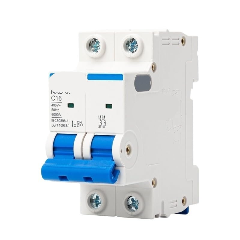 Disjoncteur miniature MCB NXB-63 2P 3A pour tableau electrique bipolaire AC 230V