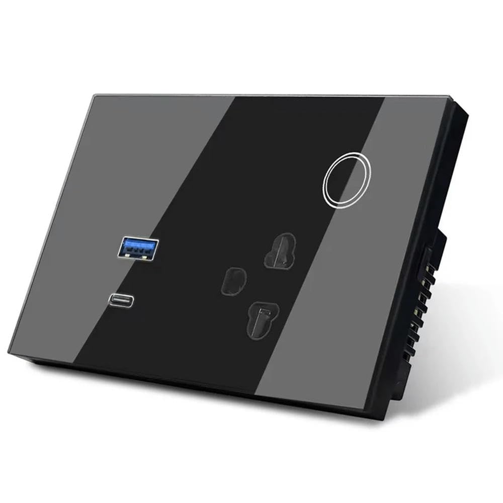 for 1PCS WiFi Smart 16A Wall Socket with Touch Control for 1PCS Home Smart Life A EU Plug