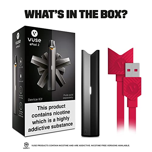 Vuse ePod 2 Vape Device and USB Charger, Pods available