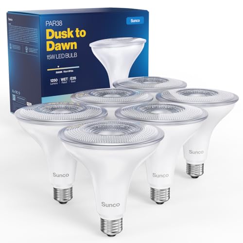 Sunco 6 Pack LED Flood Light Bulb, Waterproof...