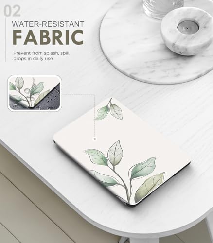MoKo Case for All-new 7\" Ebook Readers 12th Gen 2024, Lightweight PU Protective Shell Cover with Auto Wake/Sleep for Ebook Readers,Not fit TCL Remarkable Kobo, Leaves