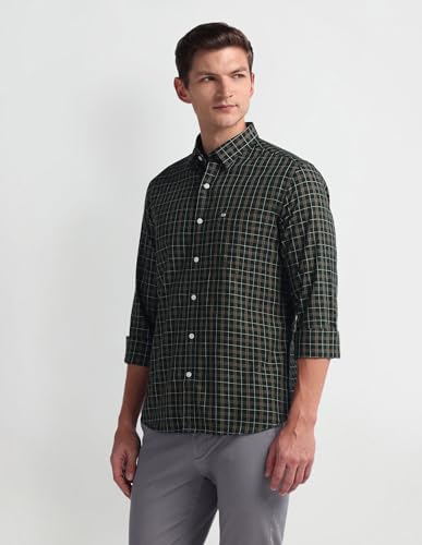 Image of Arrow Men's Cotton Solid Slim Fit Shirt