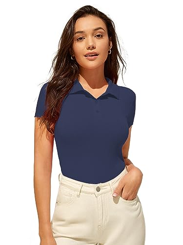 Image of Sugathari Women's & Girl's Black Short Sleeve Top for Women, Tops, T-Shirts for Girls (TOP 44 Black 2XL)