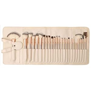 Makeup Brush Set Super Soft 3D 24Pcs Cosmetic Tool with Storage Bag