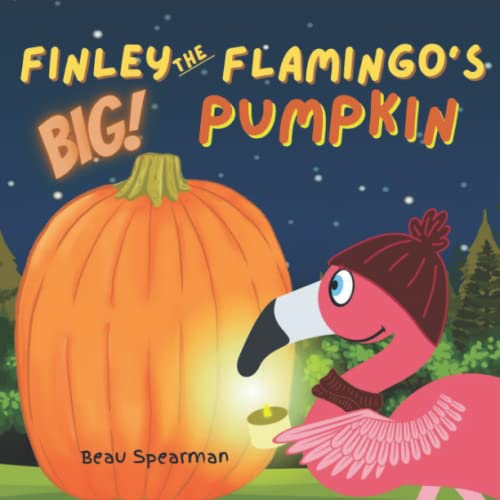 Finley The Flamingo's Big Pumpkin