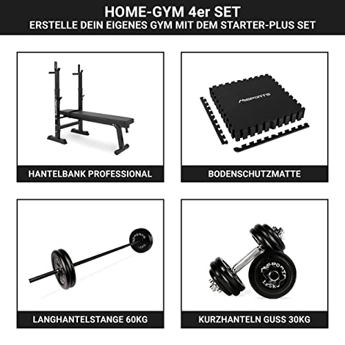 MSPORTS Home Gym Kollektionen Premium - auswählbar von Starter bis Profi - Krafttraining Set – Bild 3