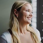 SANNYRA Initial Hoop Earrings for Women, 26 Letter Studs Earring, 14K Gold Plated Hypoallergenic Trendy Jewelry - Image 2