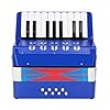 Topnaca Kid’s Accordeon, Toy Accordeon, 17 Key 8 Bass Piano Button Accordeon, gemakkelijk te spelen, Mini…