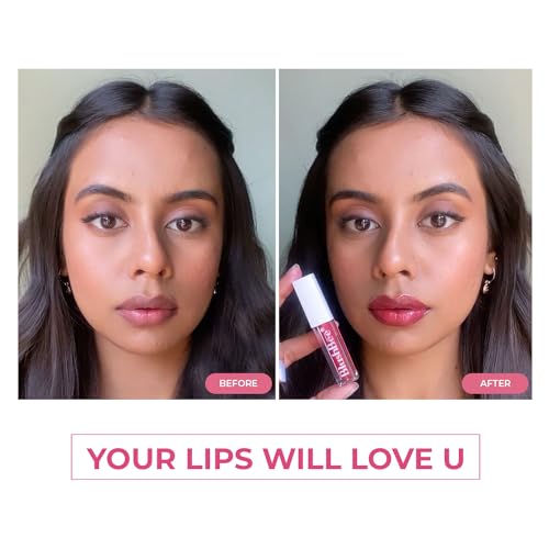 Image of Vegan Hydrating Glossy Lip Gloss | Lightweight, Waterproof, Long-Lasting Shine, Suitable For All Skin Types, Plumps & Protects, Lip Gloss For Women - Plum Pursuit - 2.5Ml