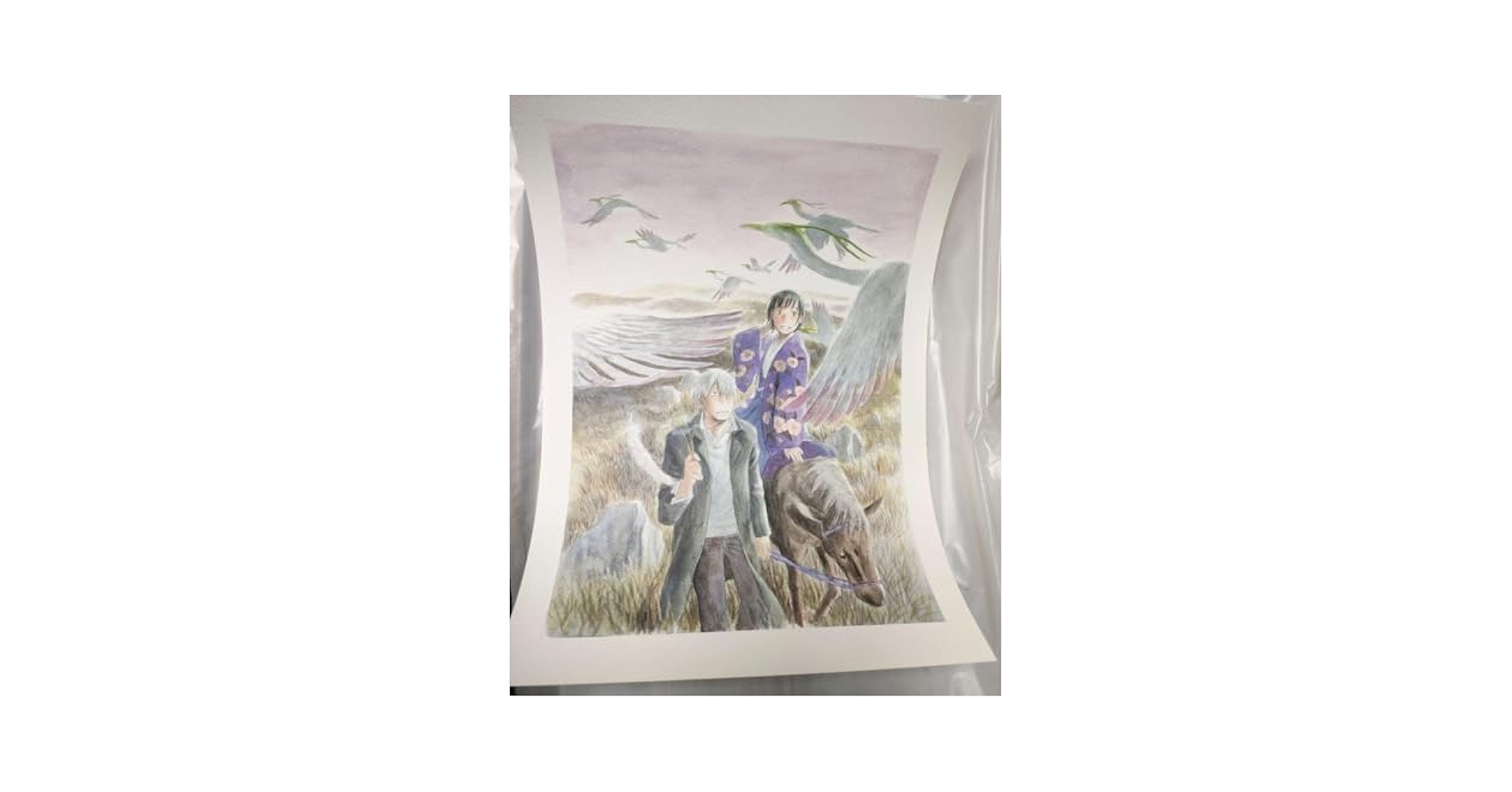 蟲師 二十景 漆原友紀 画集 蟲襖（むしあお） 限定版 内部未開封 Amazon.co.jp: 蟲師 二十景 漆原友紀画集 蟲襖 (むしあお