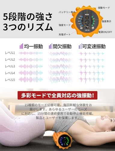COOBST 振動フォームローラー の商品画像 1