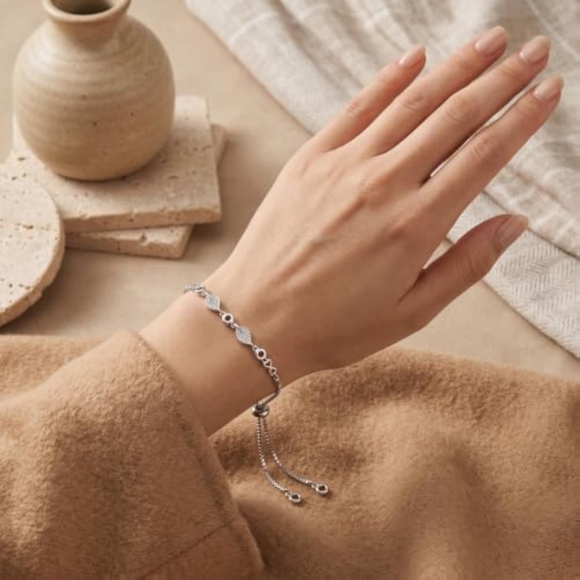 Women's 925 Sterling Silver Moonlight Mirage Bracelet